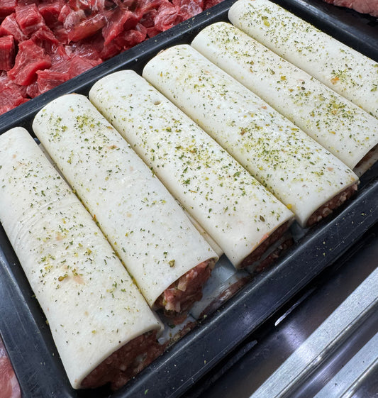 BBQ Beef & Bacon Sausage Rolls