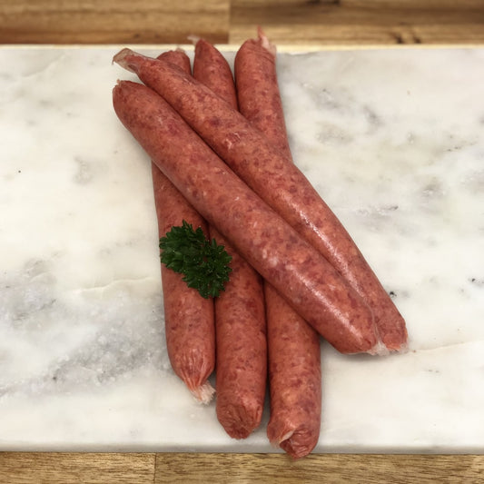 BBQ Beef Sausages