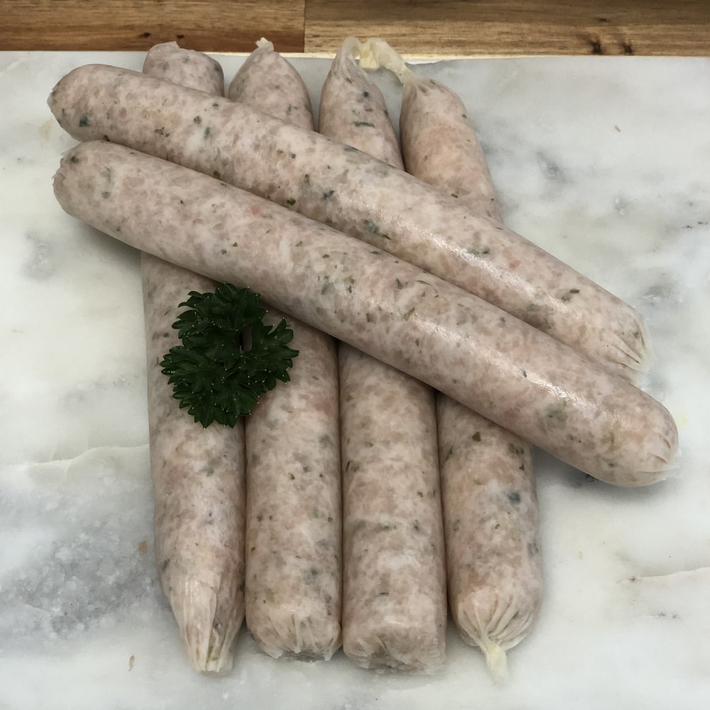 Chicken, Honey & Herb Sausages