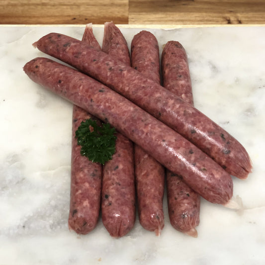 BBQ Beef Herb & Garlic Sausages