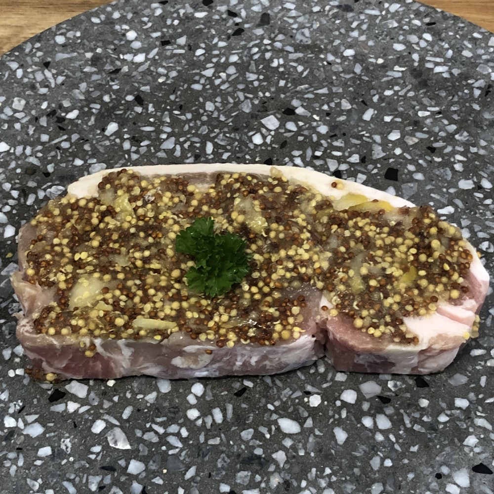 Lemon Seeded Mustard Pork Medallion