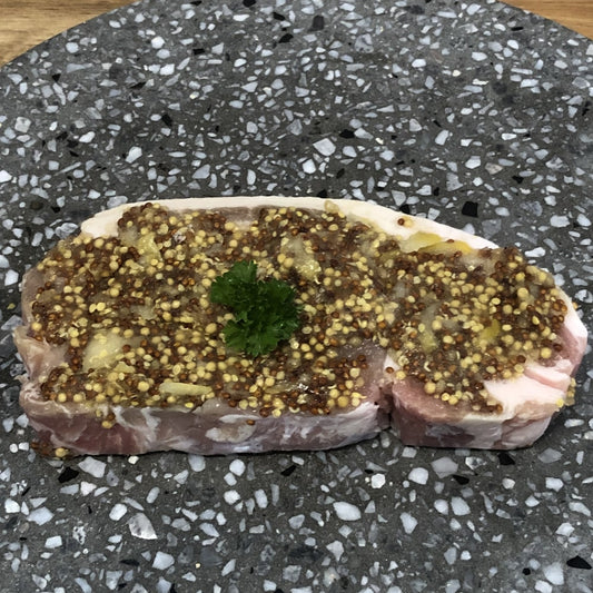 Lemon Seeded Mustard Pork Medallion
