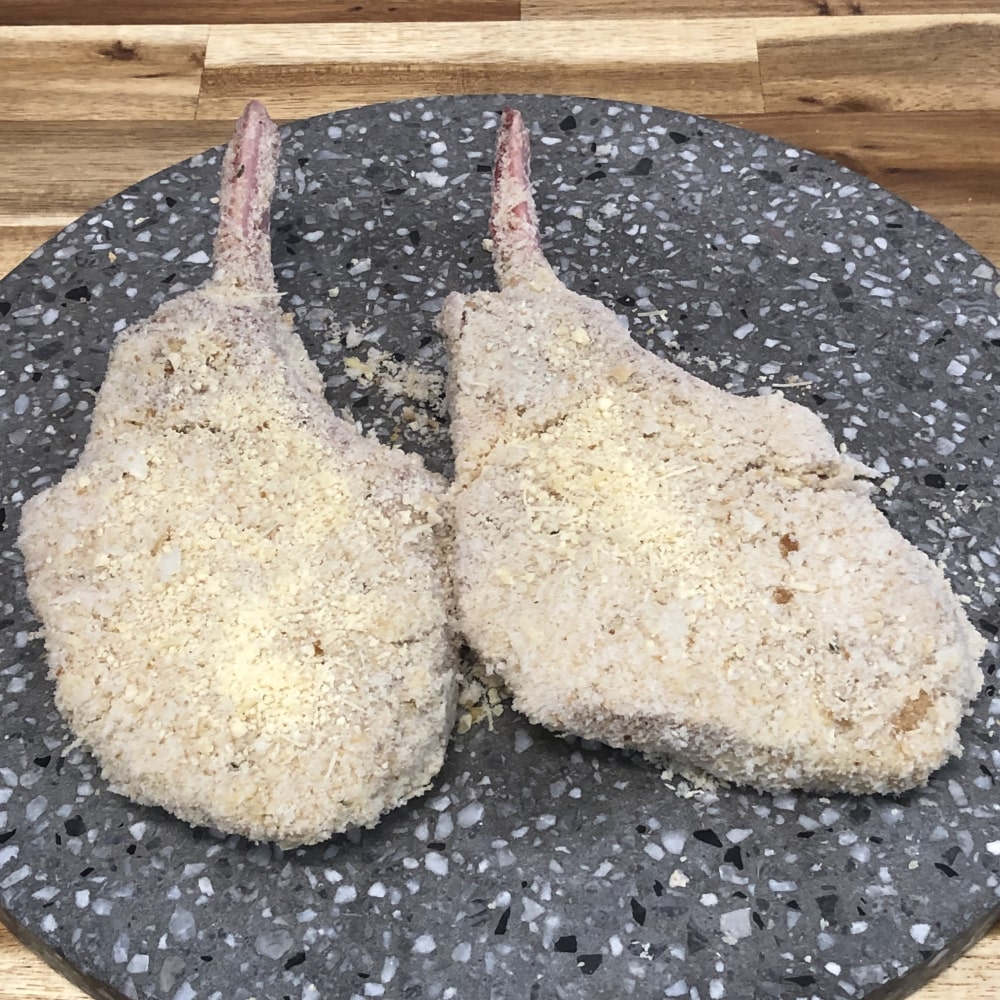 Parmesan Crumbed Pork Cutlets